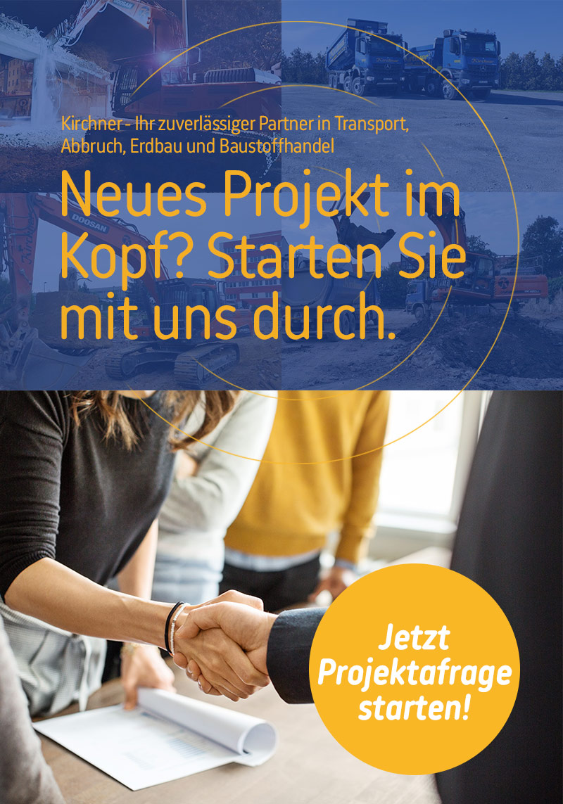 Mobiler Header Projektanfrage